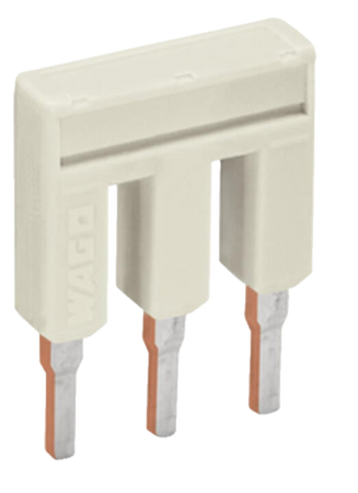 Wago mostek 3 - torowym z izolacją  jasnoszary 2002-403 1szt