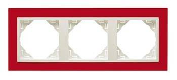 EFAPEL ANIMATO RAMKA 3-KROTNA CZERWONY LODOWY 90930 VG