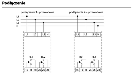 Elko EP przekaźnik do nadzoru napięcia z LCD HRN-100