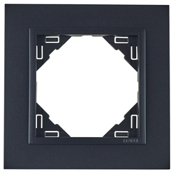 Efapel animato ramka 1-krotna czarny/czarny 90910 KRR