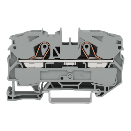 Wago złączka przelotowa 2 - przewodowa na szynę DIN 16mm2  2016-1201 1szt