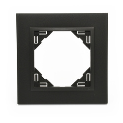 EFAPEL ANIMATO MARCO 1-elemento negro/negro 90910 TRR