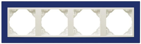 Efapel animato ramka 4-krotna nieb-lodowy 90940 tzg