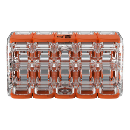 Wago złączka uniwersalna Compact do przewodów jednodrutowych wielodrutowych 10x 0,14-4 mm2 221-420 1 szt