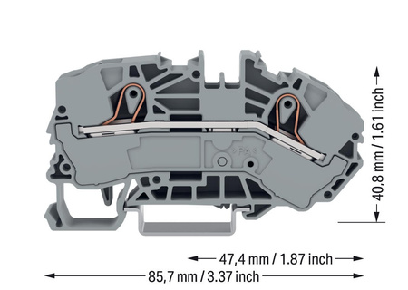 221-412 100 pcs WAGO COMPACT Splicing Connector