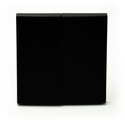 Efapel Logus90 klawisze do łącznika podwójnego krzyżowego czarny 90614 TPM