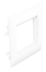 Efapel adapter pojedynczy do kanałów kablowych biały 10986 ABR