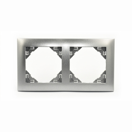 EFAPEL AQUARELLA RAMKA 2-KROTNA ALUMINIUM 90920 AL