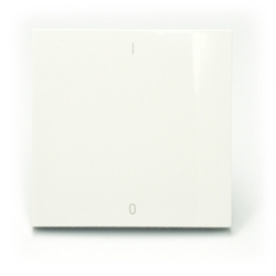Efapel Logus90 klawisz do łącznika 2-biegunowego z symbolami 01 biały 90608 TBR