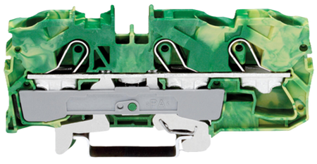 Wago złączka PE przelotowa 3-przewodowa na szynę DIN 10mm2  2010-1307 1szt