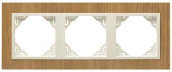 Efapel arbore ramka 3-krotna wiśnia perła 90930 tjp