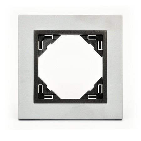 EFAPEL METALLO MARCO 1-elemento Aluminio/Gris 90910 TUS