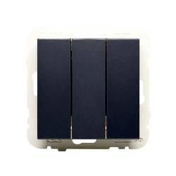 90088 KWPM - EFAPEL -  Triple Interruptor - Mecanismo - tienda - ES - ESPAÑA - negro