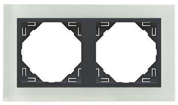 EFAPEL CRYSTAL MARCO 2-elementos Virdio/Gris 90920 TCS