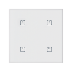 SZKLANY 4-kanałowy bezprzewodowy łącznik iNELS RFCONTROL - RFGB-40/W WHITE SHARP