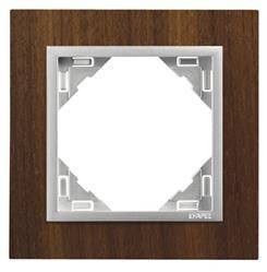 EFAPEL ARBORE MARCO DE MADERA 1-elemento Nogal/Aluminio 90910 TNA