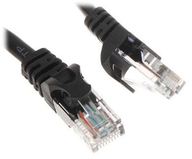 PATCHCORD RJ45/0.5-BLACK 0.5 m