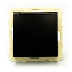 90114 KWPM - EFAPEL - ES - negro - Enchufe - Francesa - Mecanismo