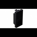 Efapel Quadro45 moduł 22,5x45 1 x złącze rj czarny 45977 SPM