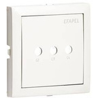 Efapel element centralny do wejścia 3-kanałowego biały 90853 TBR