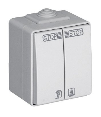 EFAPEL WATERPROOF48 ŁĄCZNIK ŻALUZJOWY N/T IP65 BIAŁY 48290 KBR